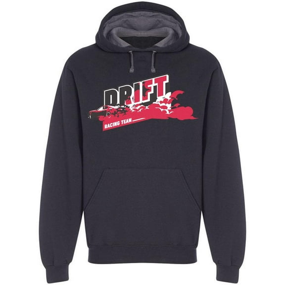 Drift Racing Team Hoodie Men -Image by Shutterstock, Male x-Large