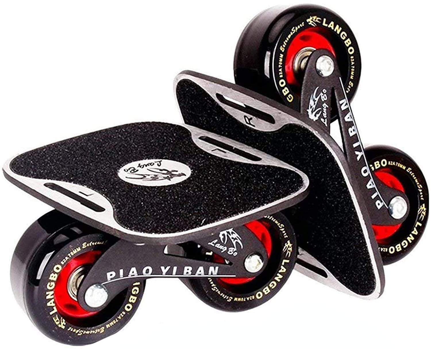 Sumeber Drift Skates Split Skateboard, draagbaar rolschaatsdeck, drift