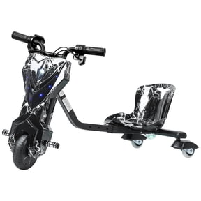 Drift Trike, Ride on Tricycles, Big Wheel Drifting Tricycle for Ages 8+, Ride-On Tricycle with Adjustable Seat
