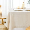 thumbnail image 1 of DriftAway 100 Percent Pure Linen Rectangle Decorative Table Cloth for Kitchen Daily Use Farmhouse Table Cover for Indoor Outdoor Dining Buffet Table Parities Dinner 55" x 102" Solid Linen, 1 of 8