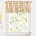 thumbnail image 1 of DriftAway Alyssa Jacobean Elegant Floral Leaves Pattern Thermal Insulated Blackout Lined Rod Pocket Window Curtain Valance for Kitchen Café, 1 of 6