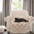 thumbnail image 1 of DriftAway Anson Water Resistant Quilted Furniture Protector Cover Couch Slipcover Perfect for Dogs Kids Pets Soft Chair Beige, 1 of 6
