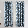 thumbnail image 1 of DriftAway Bird Tree Floral Flower Leaf Lined Thermal Insulated Blackout Room Darkening Grommet Energy Saving Window Curtains, 2 Panels, 1 of 5