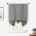 thumbnail image 1 of DriftAway Blackout Thermal Insulated Tie Up Window Shades, Solid Gray 25 x 47 cm, 1 of 9