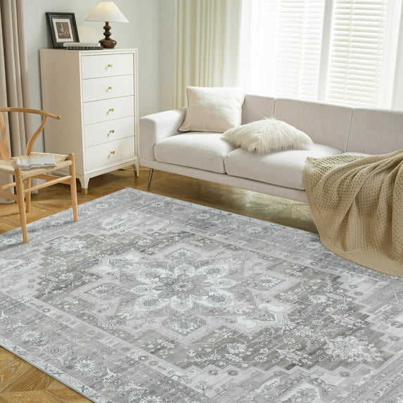 DriftAway Boho Area Rug gray 6’x9’