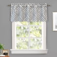 thumbnail image 1 of DriftAway  Briony Linen Blend Blackout Valance 52" Width X 18" Length - Black, 1 of 8