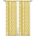 thumbnail image 1 of DriftAway Julianna Geometric Pattern Thermal Insulated Blackout Room Darkening Rod Pocket Unlined Window Curtains 2 Panels, 1 of 5