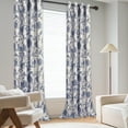 thumbnail image 1 of DriftAway Linen Floral Paisley Navy Blackout Curtains for Bedroom 102 Inch Length 2 Panels Lined Grommet Window Drapes Thermal Farmhouse Country Jacobean Curtains, 1 of 8