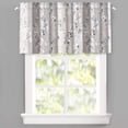 thumbnail image 1 of DriftAway Mackenzie Abstract Floral Pattern Room Darkening Window Treatment Valance Rod Pocket 50"x24"+2" Header Blue Gray, 1 of 6