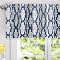 DriftAway Modern 1 Piece Trellis Blackout Valances