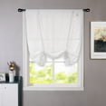thumbnail image 1 of DriftAway  Solid Color Faux Linen Slub Sheer Voile Tie Up 40 - 49 Inches 63 Inches 42"x63", 1 of 5
