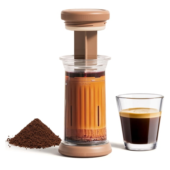DriftBrew D1 All-in-one 1-2 Cup Portable Coffee Maker with 200-Count Paper Filters Included, Cold & Hot Brew, a French-press Style Coffee Press for Travel, Hiking & Camping Y101