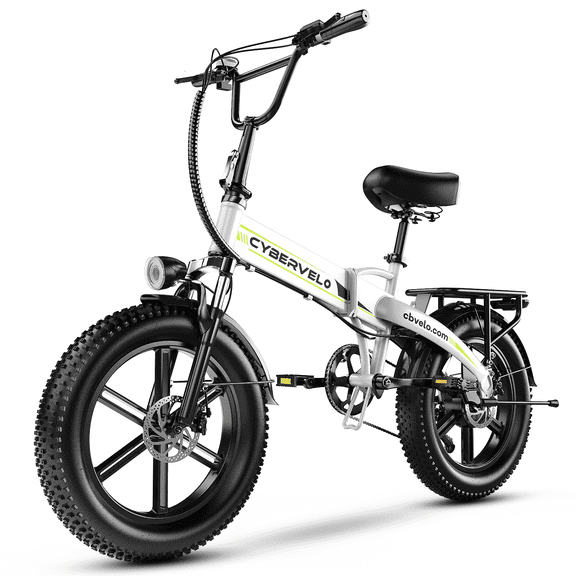 DriftGod 1000W Folding Ebike, 48V20AH Removable Battery, 25+MPH, Long Range, 20" Fat Tire for Adults, Dirt Sand All Terrain Commuter