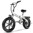 thumbnail image 1 of DriftGod Folding Ebike, 48V20AH Removable Battery, Long Range, 20" Fat Tire for Adults, Dirt Sand All Terrain Commuter, 1 of 8