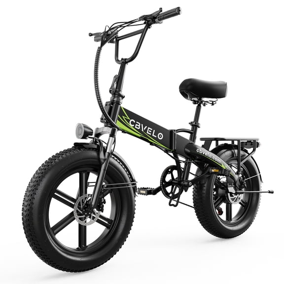 DriftGod 1000W Folding Ebike, 48V20AH Removable Battery, 25+MPH, Long Range, 20" Fat Tire for Adults, Dirt Sand All Terrain Commuter