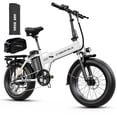 thumbnail image 1 of DriftGod Folding Electric Bike, 48V 50AH Removable Battery,Long range Up to 200 Miles, 20" Anti-Slip Fat Tire All Terrain Adult Commute Ebike, 1 of 4