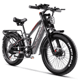 thumbnail image 1 of DriftGod for Adults, Long range 120Miles Mountain Bike, 26"Fat Tire with 60V 50AH Battery Full Suspension Cruiser Bike, 1 of 6