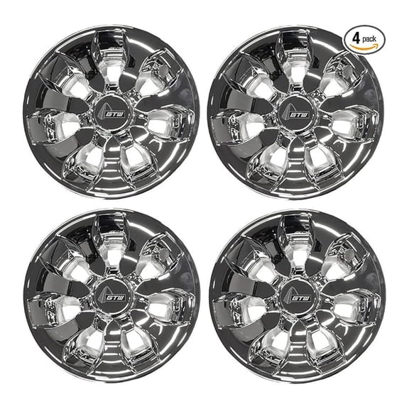 Drifter 8 inch Golf Cart Wheel Covers Hub Universal Fit | Set of 4
