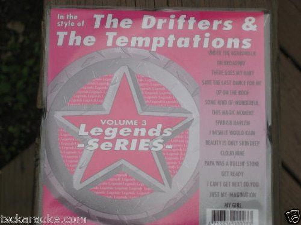 Drifters TEMPTATIONS Legends Karaoke CD CDG