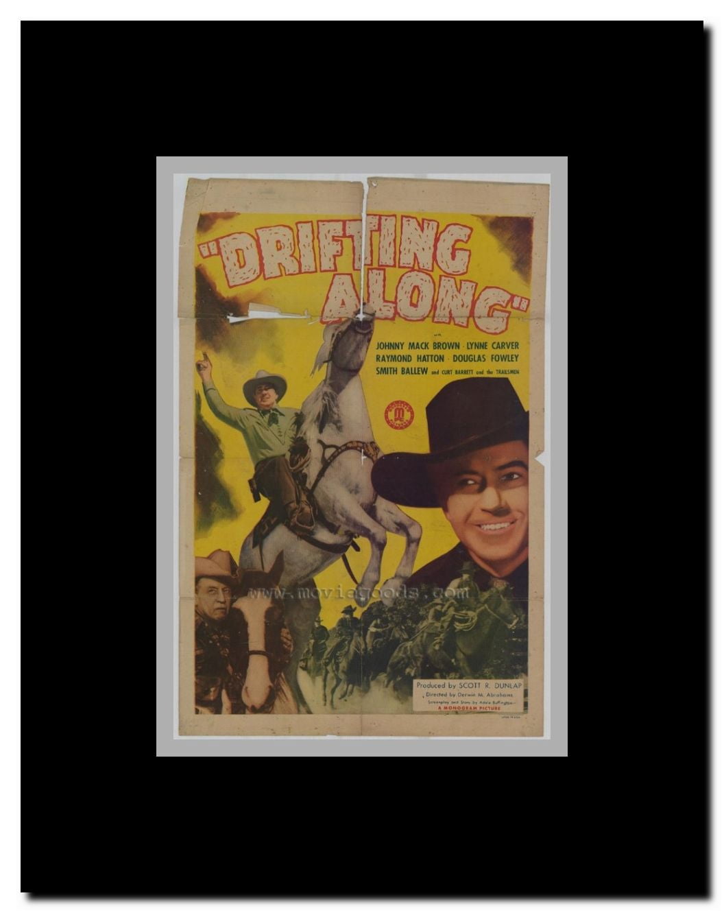Drifting Along Framed Movie Poster