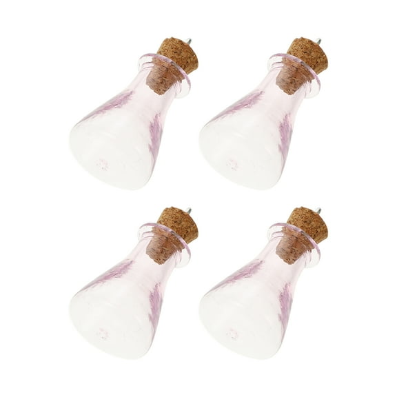 NIAIZEK Mini Glass Wishing Bottles 8pcs Set for Crafts Home Decor and Ideas
