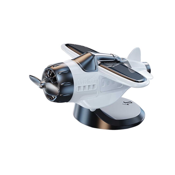 Drifting Solar Rotating Airplane Ornament Car Interior Accessory Novelty Vehicle Decoration