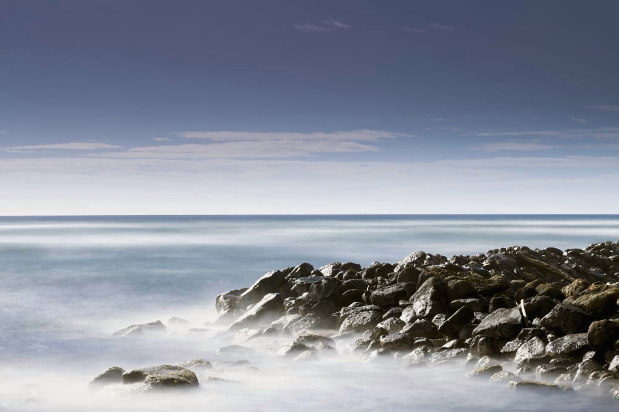 Driftood and rocks seen from around Lydgate Beach Park Lydgate Kauai Hawaii United States of America Canvas Art - Ian Ludwig Design Pics (38 x 24)