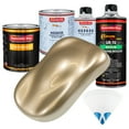 thumbnail image 1 of Driftwood Beige Metallic Premium Quart URETHANE BASECOAT CLEARCOAT Car Paint Kit, 1 of 6