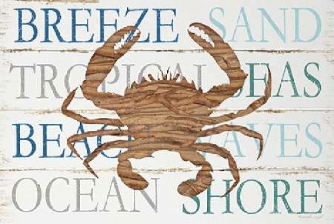 Driftwood Crab Canv