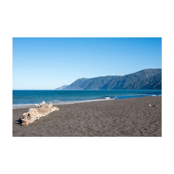 Driftwood Dreams - Shelter Cove California Photography Beach Coastal Ocean Seascape Waves Nature Landscape Unframed Wall Art Print 5 x 7 inches