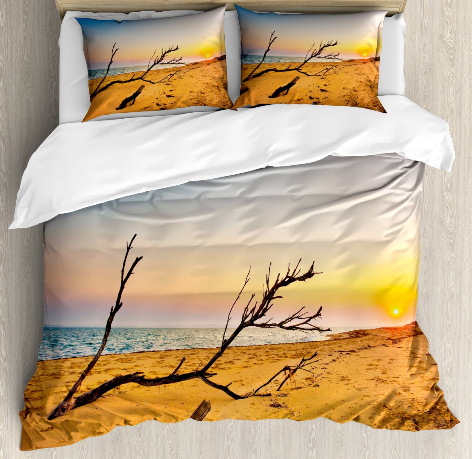 Ambesonne Coastal Duvet Cover Set