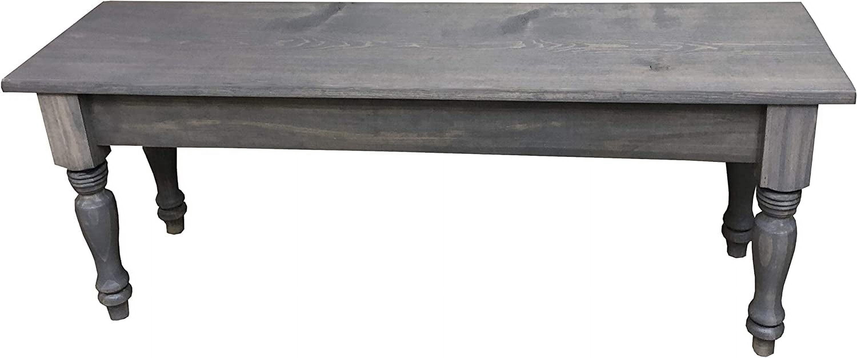 Driftwood Grey English Farmhouse Bench (54) - Walmart.com