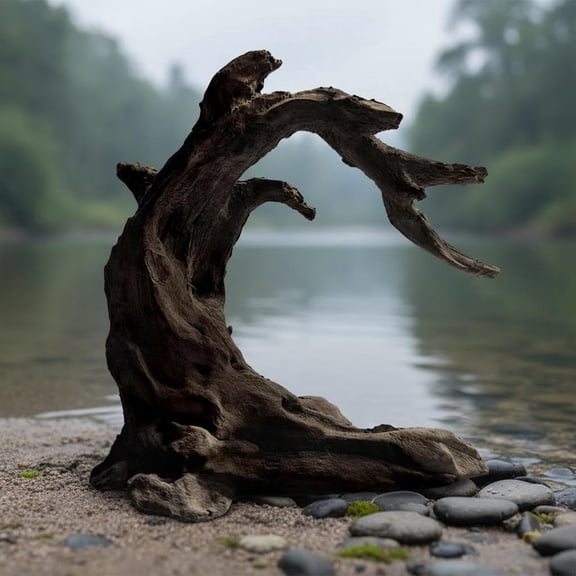 Driftwood for Aquarium Resin Model pH Neutral Rocks for Aquascaping, Hardscape