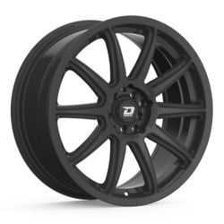 Drifz 311B Flite 17x8 5x100/5x114.3 +35et Gloss Black Wheel Fits select: 1996-2023 TOYOTA RAV4, 1997-2023 HONDA CR-V