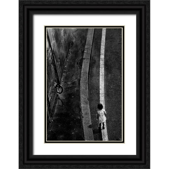 Drigny, Eric 23x32 Black Ornate Wood Framed with Double Matting Museum Art Print Titled - Lost