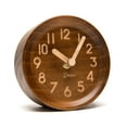 thumbnail image 1 of Driini Wooden Analog Desk Clock  – Easy to Read; Silent Sweep Table Decor, 1 of 6