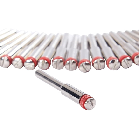 Drilax 25 Pcs 1/8 inch Rotary Mandrel for Tool Accessories for Disc Stem Connection
