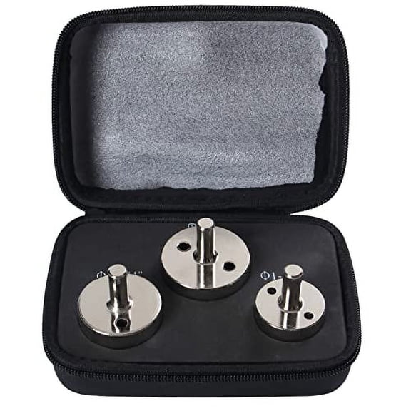 Drilax 3 Pcs Diamond Drill Bit Set Extra Tall 1-1/2" , 1-3/4" , 2" for Ceramic Porcelain Tile, Granite Quartz Countertop Hole Saws Shower, Faucet Drilling Tool 3 Pack