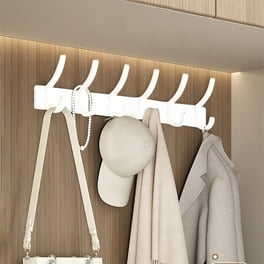 MEHOOM Coat Rack, 24'' Wooden Wall Mounted Rack and Freestanding