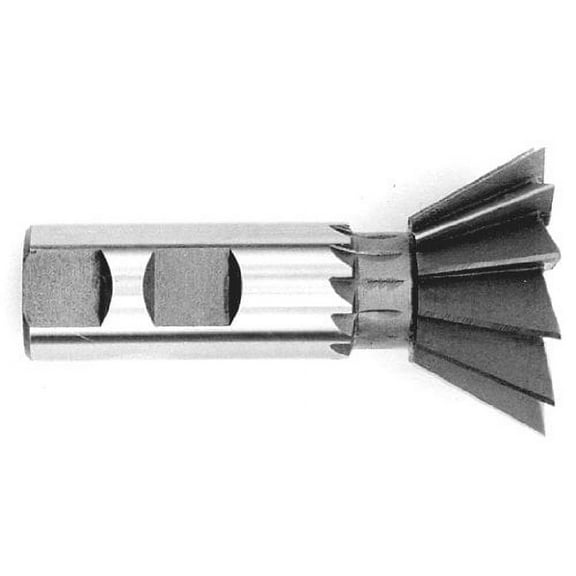 Drill America 1/2" 60 Degree High Speed Steel Weldon Shank Dovetail Cutter, DWC Series