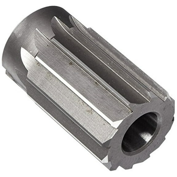 Drill America 2" High Speed Steel Straight Flute Shell Reamer, DWR Series