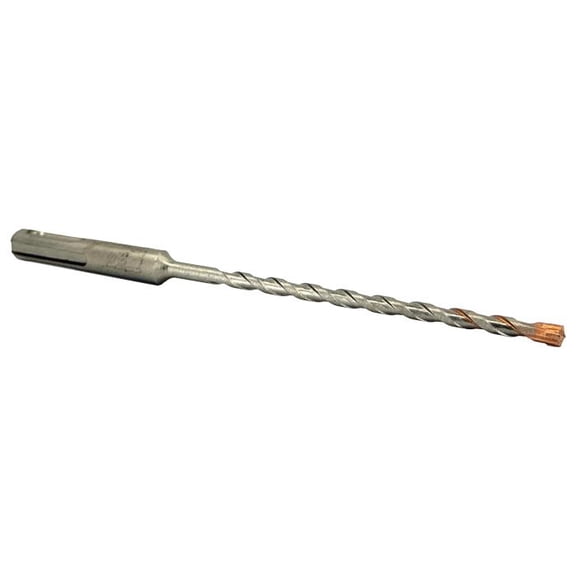 Drill America 3/16" x 12" SDS-Plus 4-Flute Cross Tip Hammer Bit Drill Bit