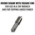 thumbnail image 1 of Drill America 3/8"-24 UNF High Speed Steel Plug Tap, (Pack of 12), 1 of 6