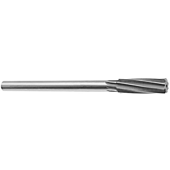 Drill America 44 High Speed Steel Straight Shank Straight Flute Chucking Reamer, DWR Series