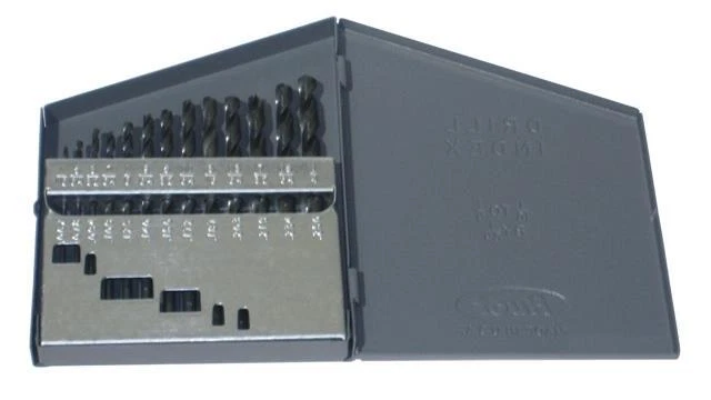 Drill America D/A13J-SP-SET 1/16"-1/4"x16ths HSS Drill Set 13pc.
