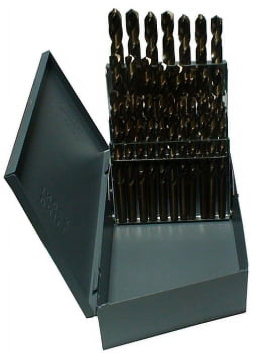 A - Z Cobalt Steel Jobber Drill Bit Set, 26 Pieces, Drill America, D/A26J-CO-SET