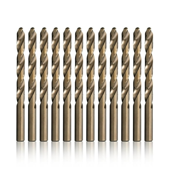 Drill America - D/ACO40P12#40 Cobalt Heavy Duty Drill Bit (Pack of 12), D/ACO Series