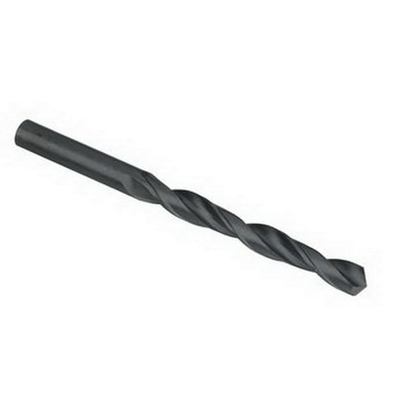 Drill America D/AN35/64 35/64" HSS Black Oxide Jobber Length Drill Bit