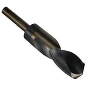 Drill America 1-21/64" HSS Black & Gold Drill Bit with Reduced 1/2" 3-Flat Shank, Contractor Series