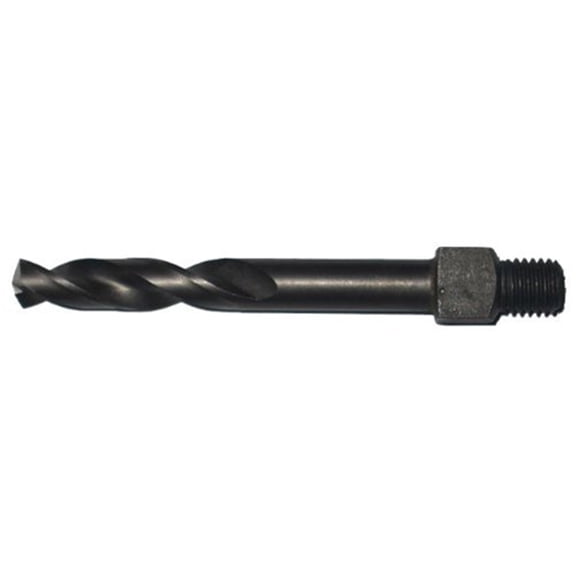 Drill America TSDJL "J" Cobalt Long Stubby Threaded Shank Drill Bit Overall Length 2-1/8